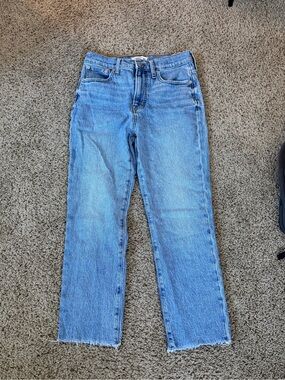 Madewell Light Blue Straight Leg Jeans